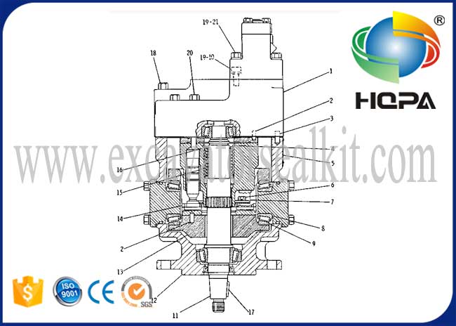 8J-0498 8J0498 مضخة هيدروليكية MOTOR GRADER 12G 130G 140G 160G