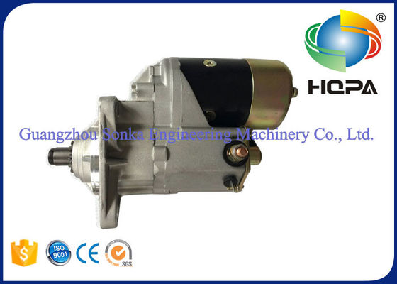 ISO9001 Excavator Starter Motor For Isuzu Equipment 6bg1 Engine , High Power